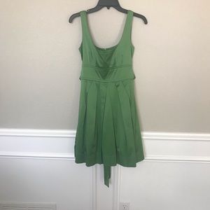 Juniors green short formal dress.